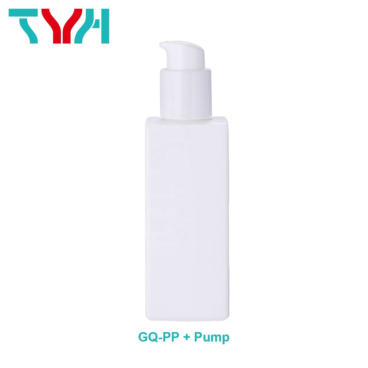 100ml 120ml 200ml 250ml 300ml PP White Square Plastic Empty Bottle with Pump Sprayer Cap Lid Skin Care Cosmetics (GQ-PP Series)