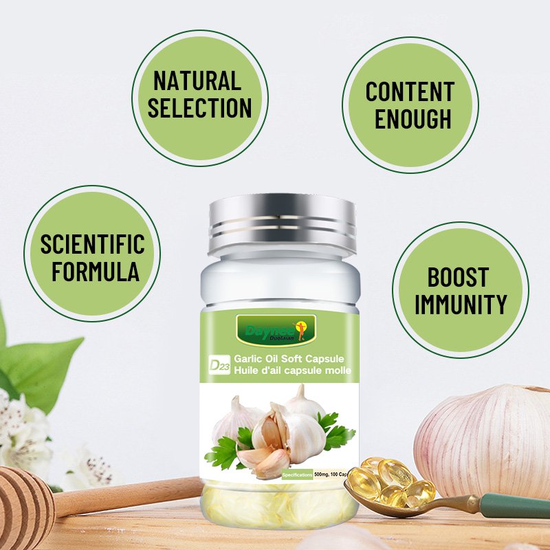 Healthcare Supplement Improved Immunity Supplement Garlic Oil Softgel