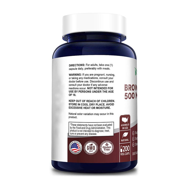 Brown Seaweed Veggie Capsules with Fucoidan Glucosamine Chondroitin Support Immunity boost capsules tablet