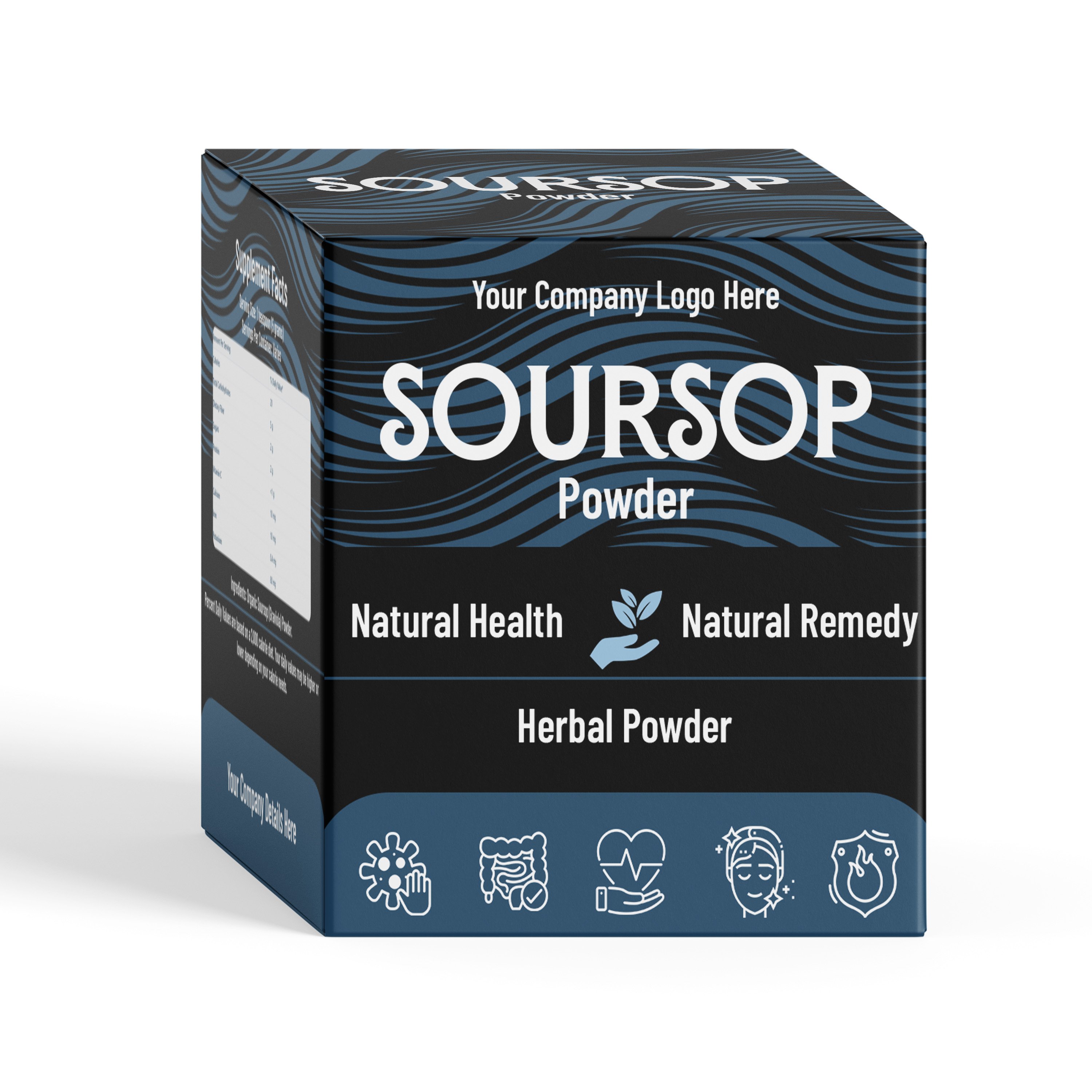 ISO/GMP certified soursop powder 100% pure natural organic Customizable competitive bulk pricing free samples & design support