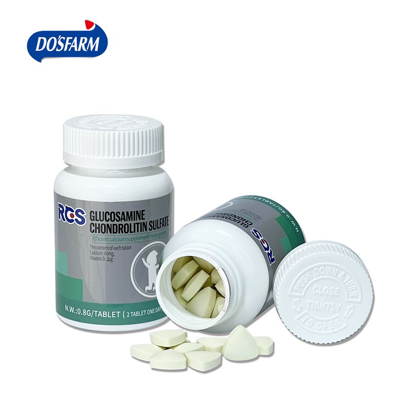 OEM ODM Glucosamine Chondrolitin Sulfate Efficient Calcium Supplement Helps Growth Manufacturing