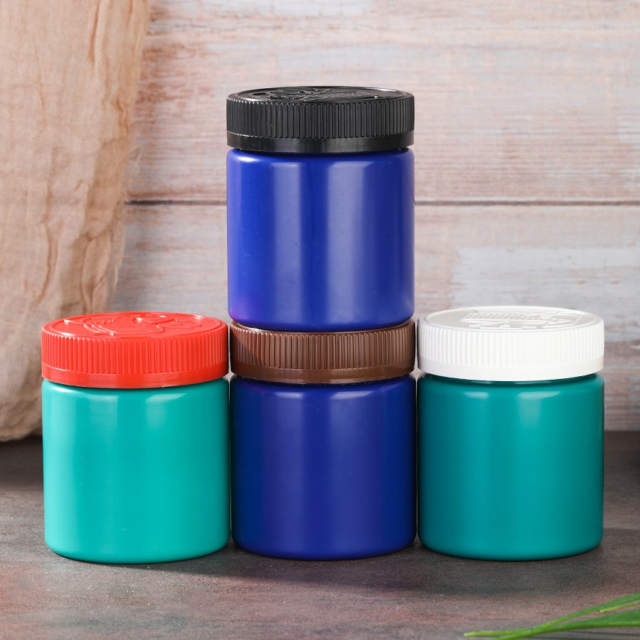 100ml 120ml 180ml Empty PET Plastic Capsule container Pill Bottle Tablet Supplement Pill bottle for Healthcare