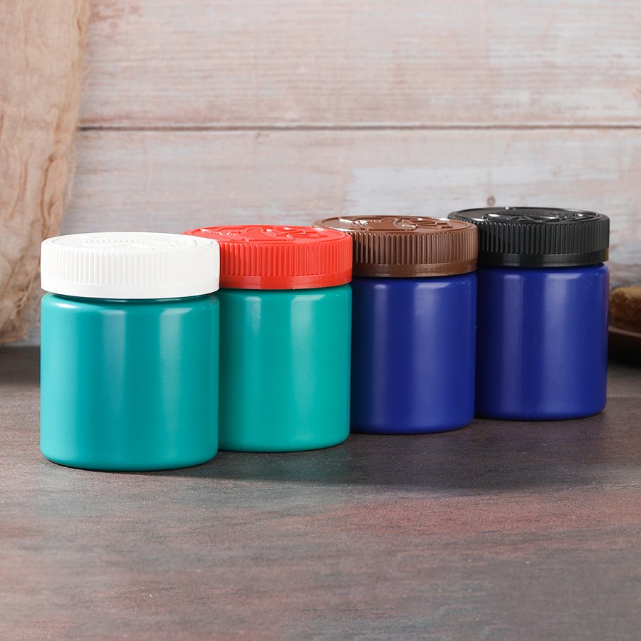 100ml 120ml 180ml Empty PET Plastic Capsule container Pill Bottle Tablet Supplement Pill bottle for Healthcare