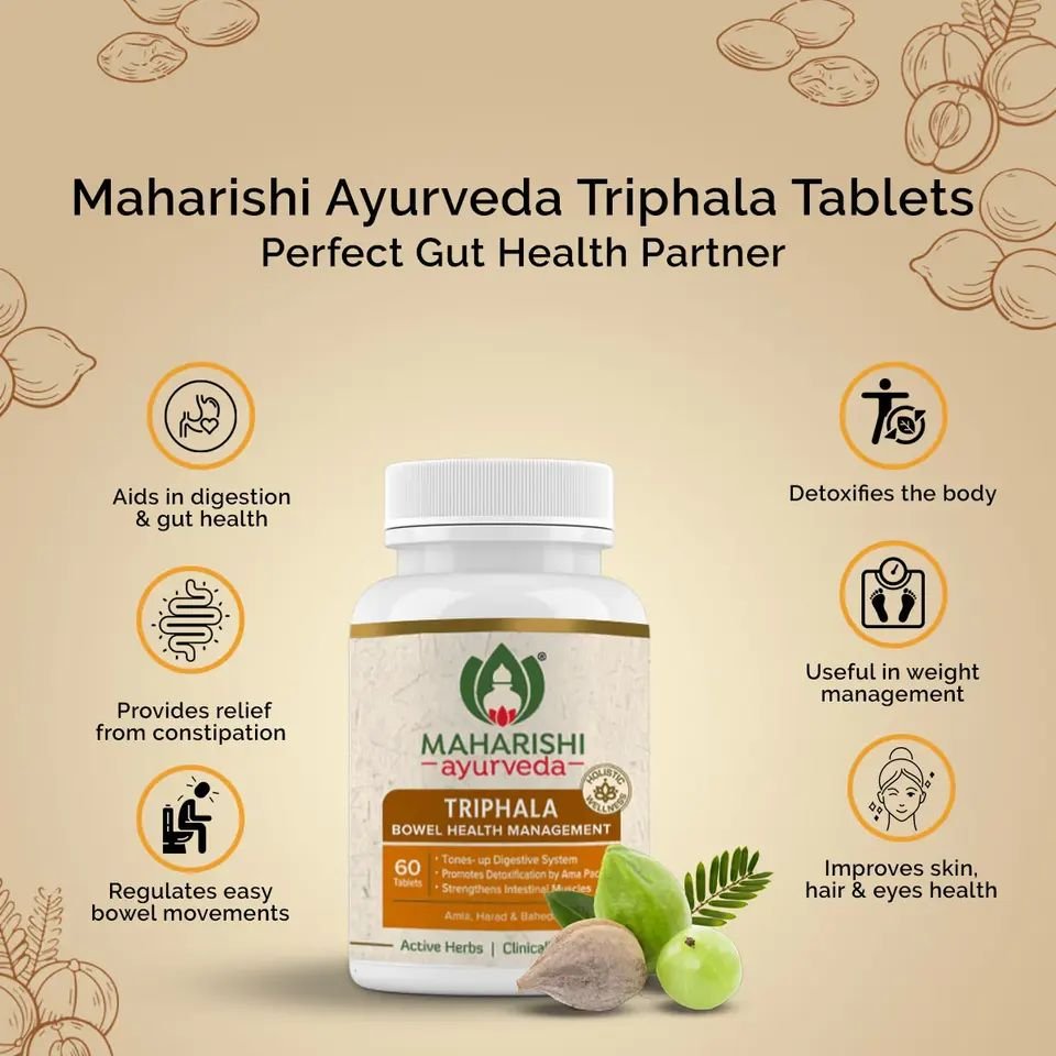 Premium Quality Pure Triphala powder From Maharishi Ayurveda Healthcare supplement For Export at best price