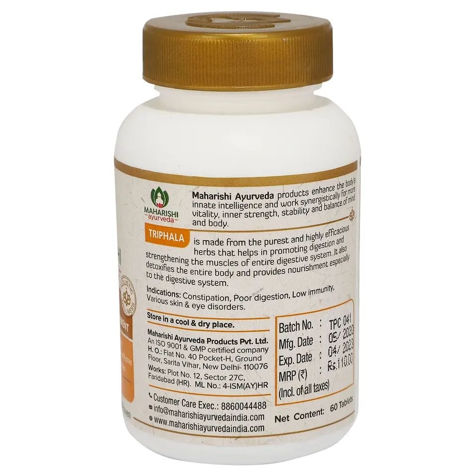 Premium Quality Pure Triphala powder From Maharishi Ayurveda Healthcare supplement For Export at best price