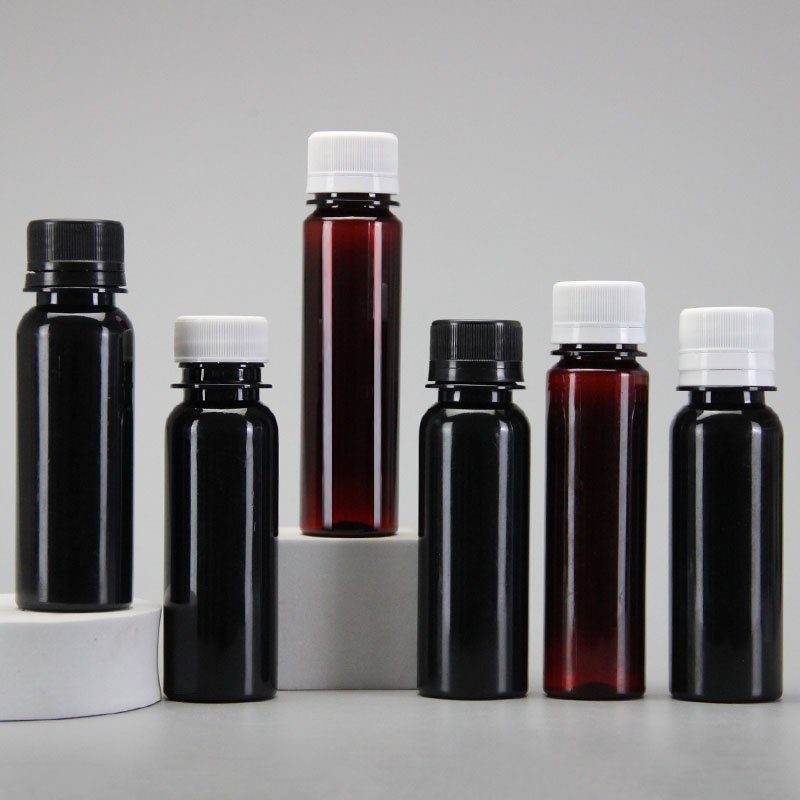 Custom Packaging Pet Plastic Bottle For Pill Bottle Vitamins Healthcare Supplement Container