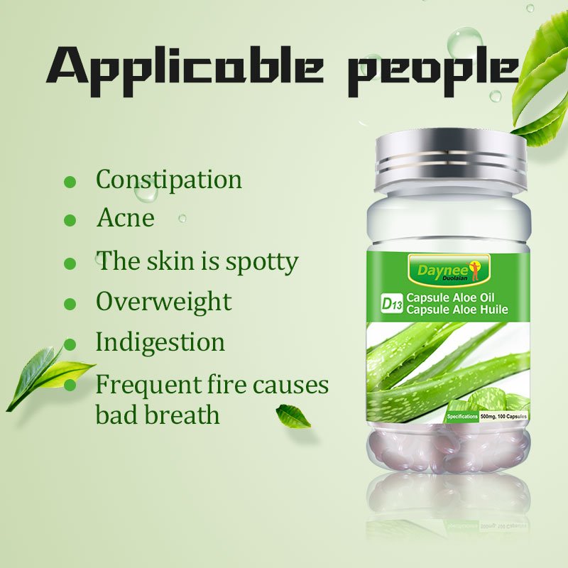 Healthcare supplements Aloe Vera Oil softgel Winstown Skin Whitening Oil Weight Loss Slimming Aloe huile Capsules