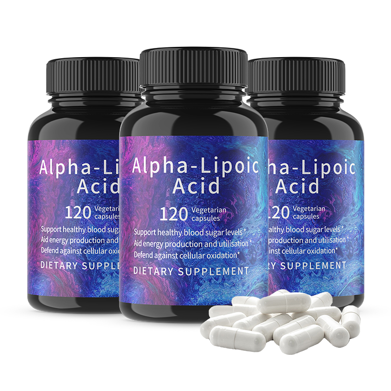 Wholesale Bulk Price Food Grade Healthcare Supplement 99% Alpha Lipoic Acid Powder Alpha Lipoic Acid Capsules