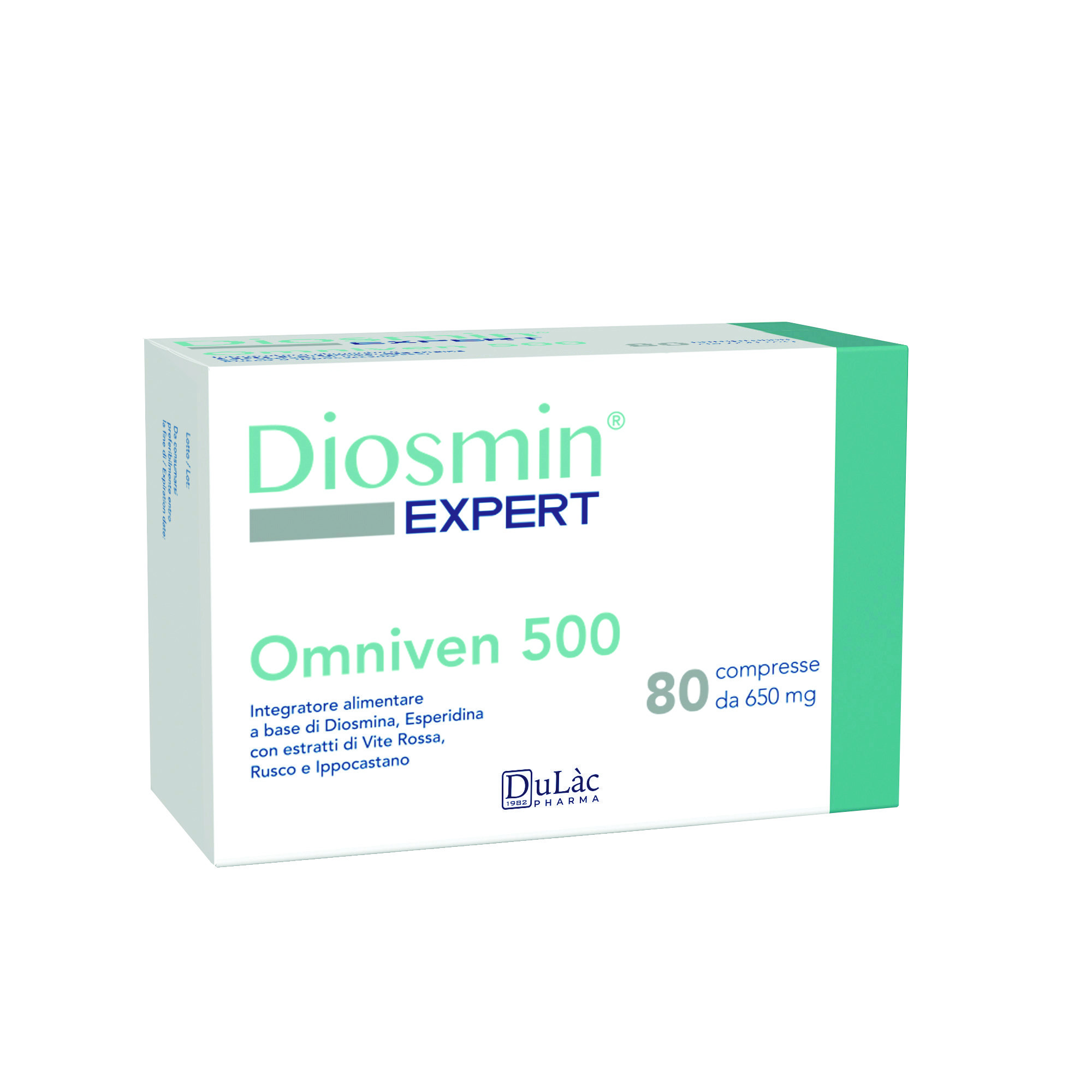 Dulac Farmaceutici Diosmin Food Supplement With Diosmin Hesperidin Red Vine Butcher's Broom Horse Chestnut