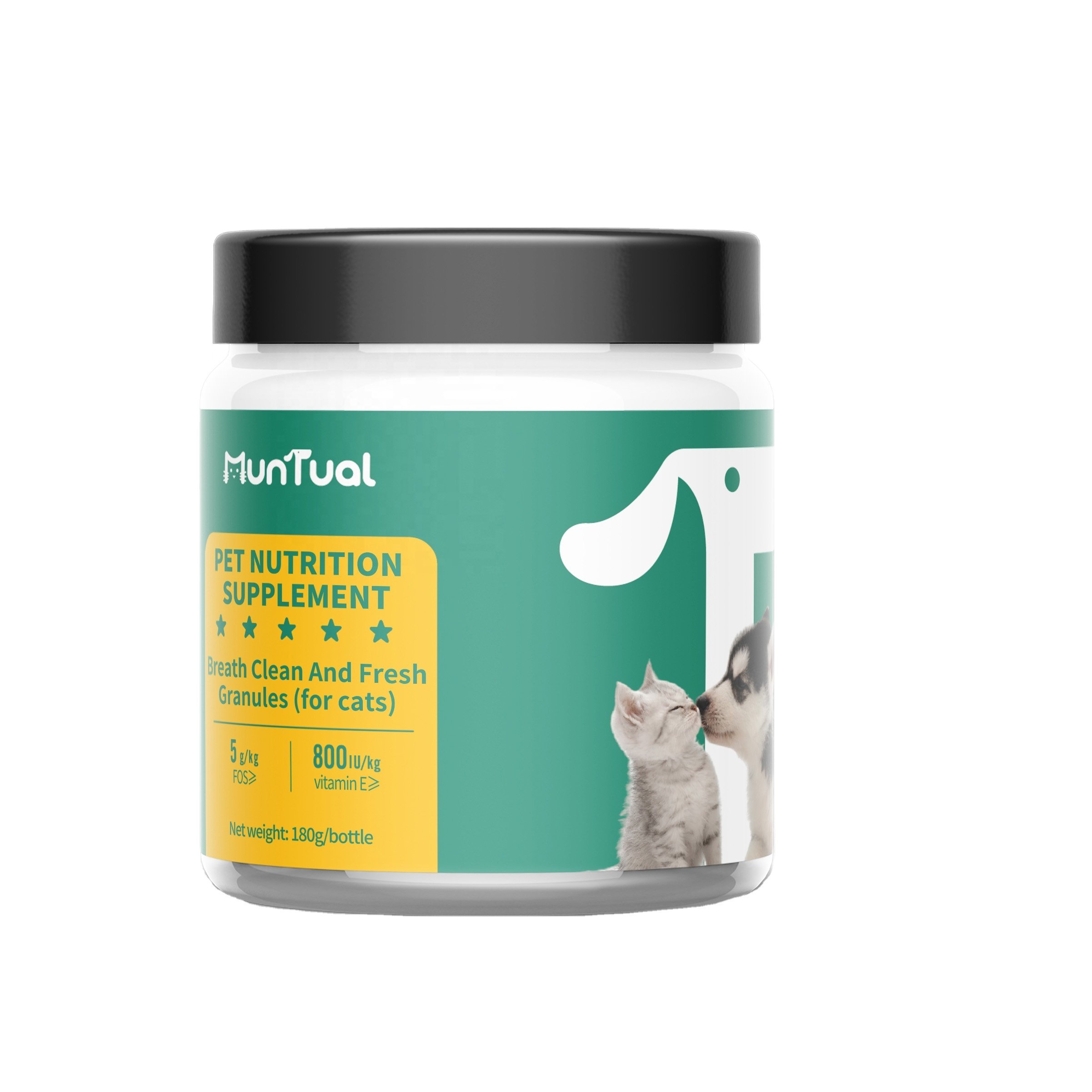 Eco friendly cat dog pet hair probiotics health care nutrition supplement multi vitamin Snacks for Pet food