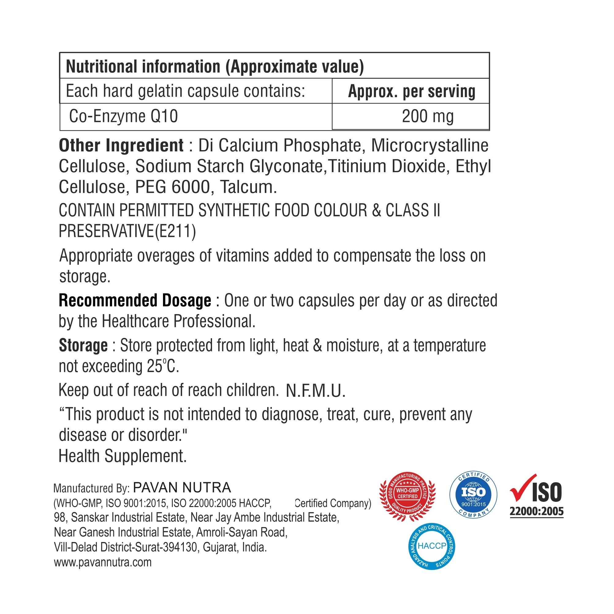 High on Demand Healthcare Supplements Co-Enzyme Q10 Supplement for Good Health Available for Sale from India