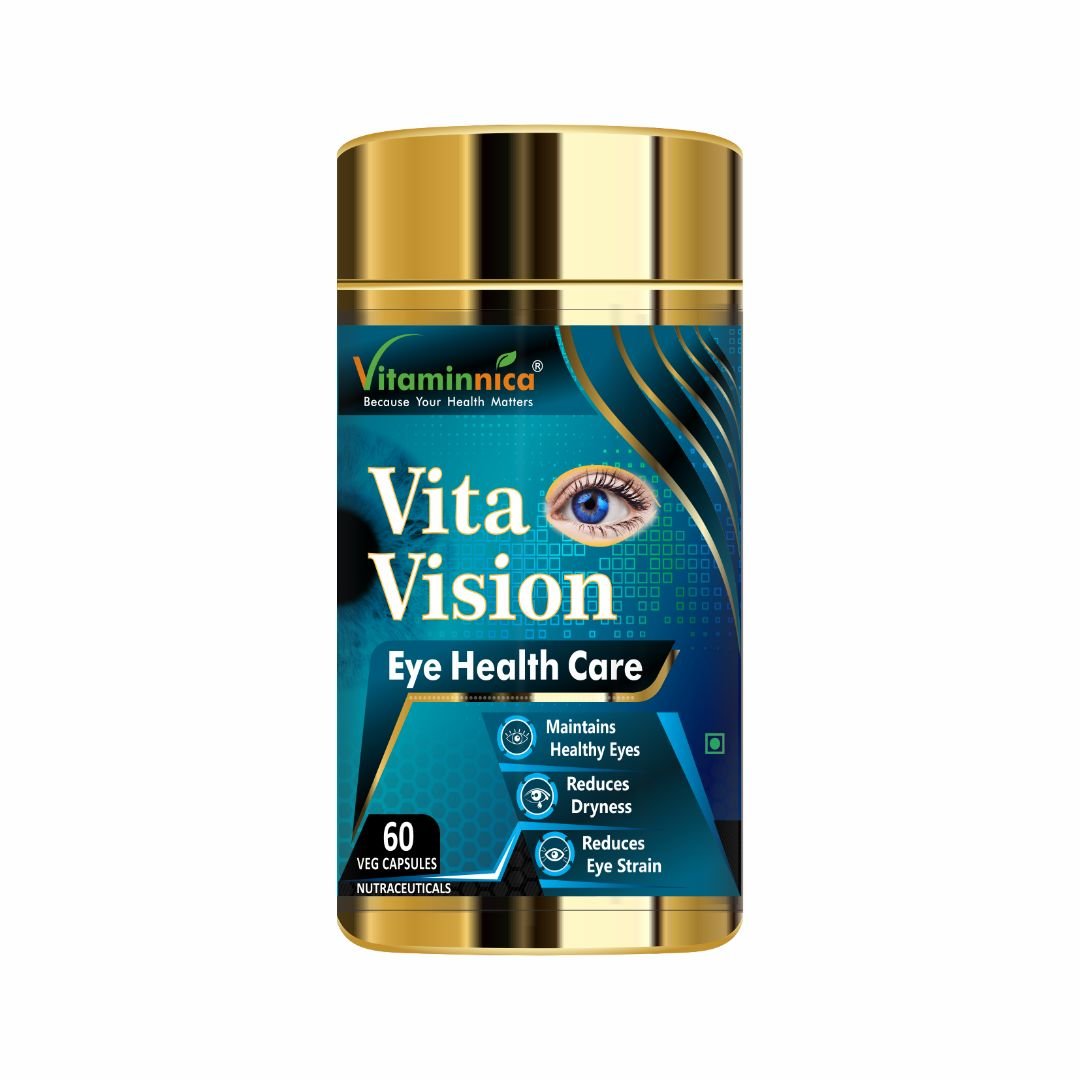 Factory Supply Vitaminnica VITA VISION Eye Care Capsules for Maintain Healthy Eyes and Prevent Redness