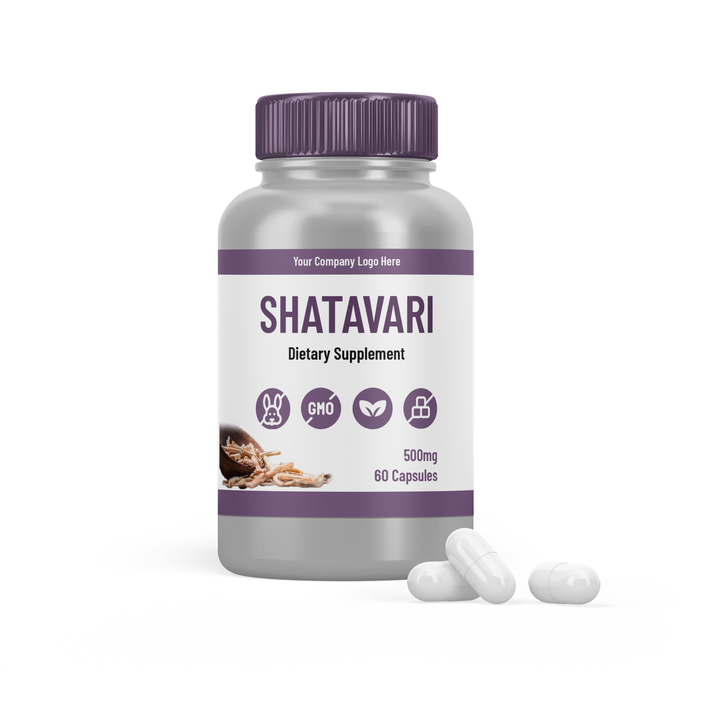 ISO/GMP Certified Shatavari herbal extract trending 2024 product Vegan capsules OEM available Amazon hot sale with free design