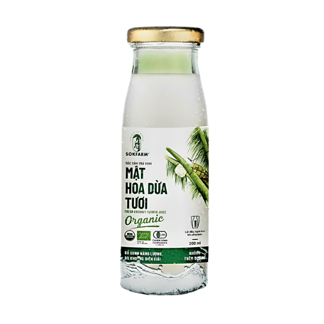 Organic Products Fresh Coconut Flower Nectar Good For Health Coconut Palm Nectar Natural Sweetness Rich Minerals High Quality
