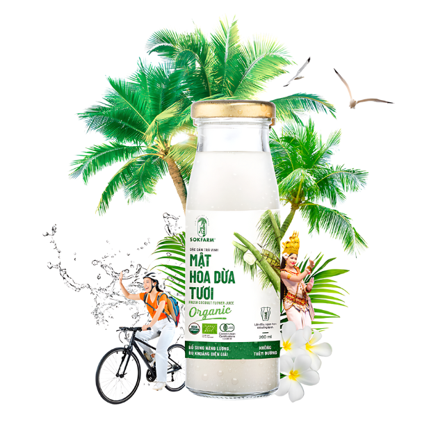 Organic Products Fresh Coconut Flower Nectar Good For Health Coconut Palm Nectar Natural Sweetness Rich Minerals High Quality