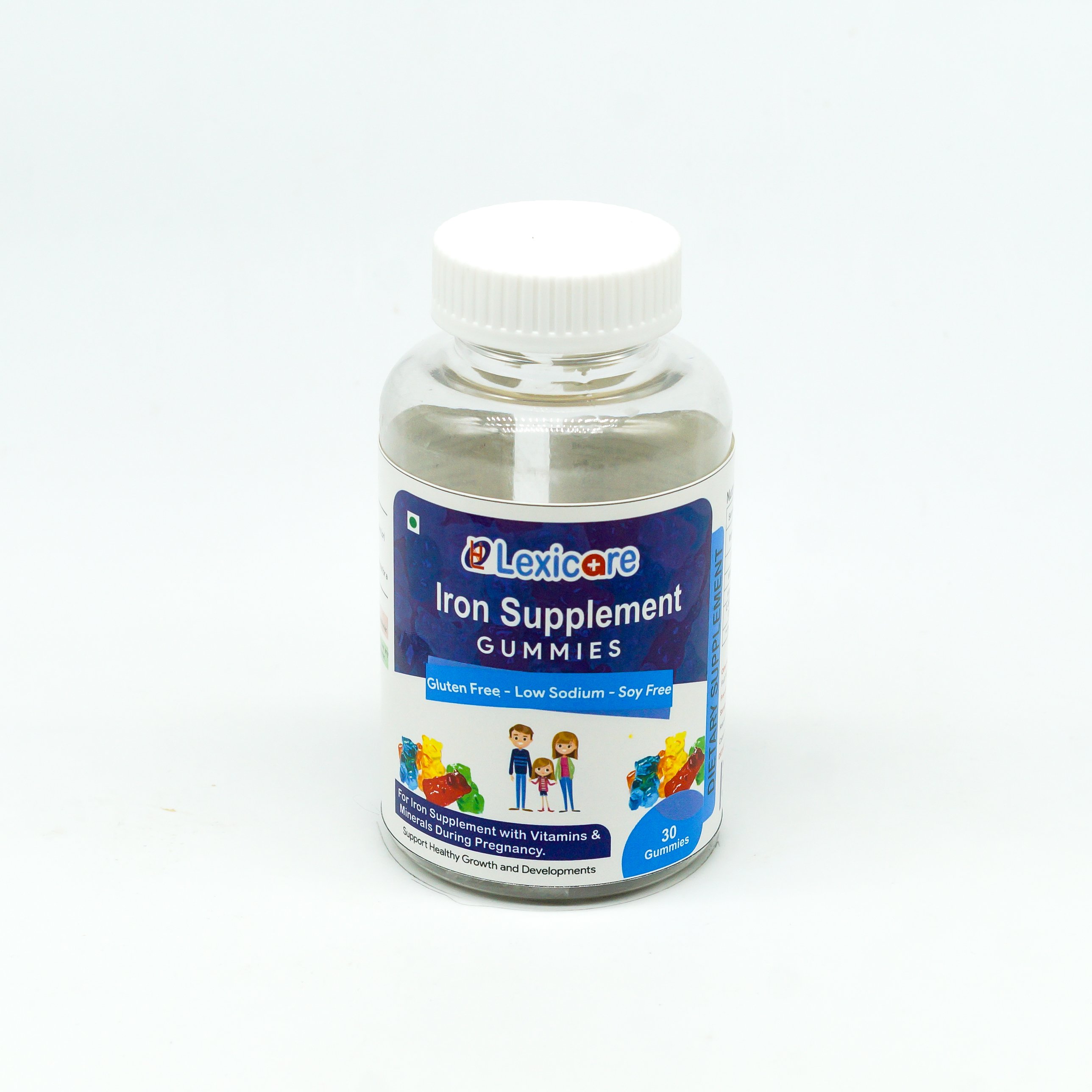 OEM Custom Flavor Bear Shape High Quality Gummy Candy Calcium Iron Zinc Selenium Supplement Kids Adults Good Taste Private Label