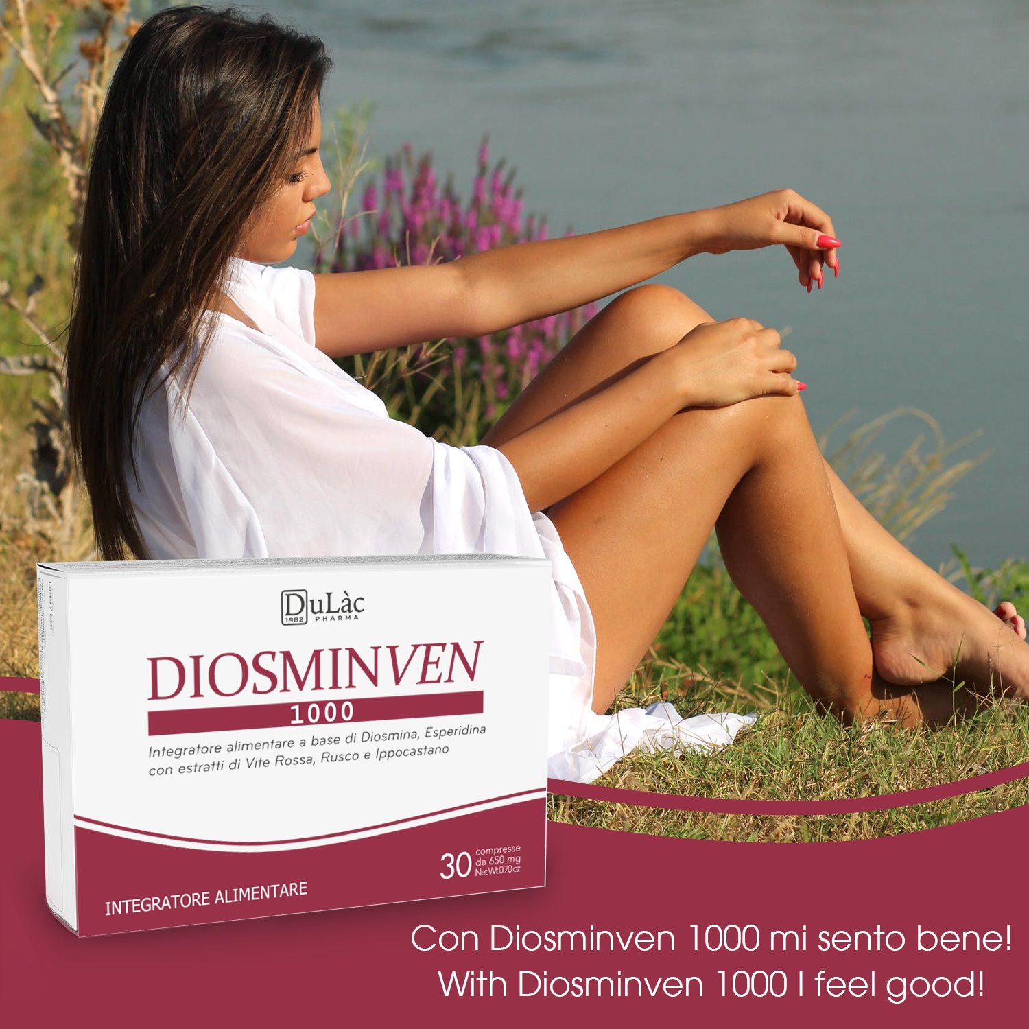 Dulac Farmaceutici Healthcare Supplement Rich in Diosmin 30 Tablets Pack