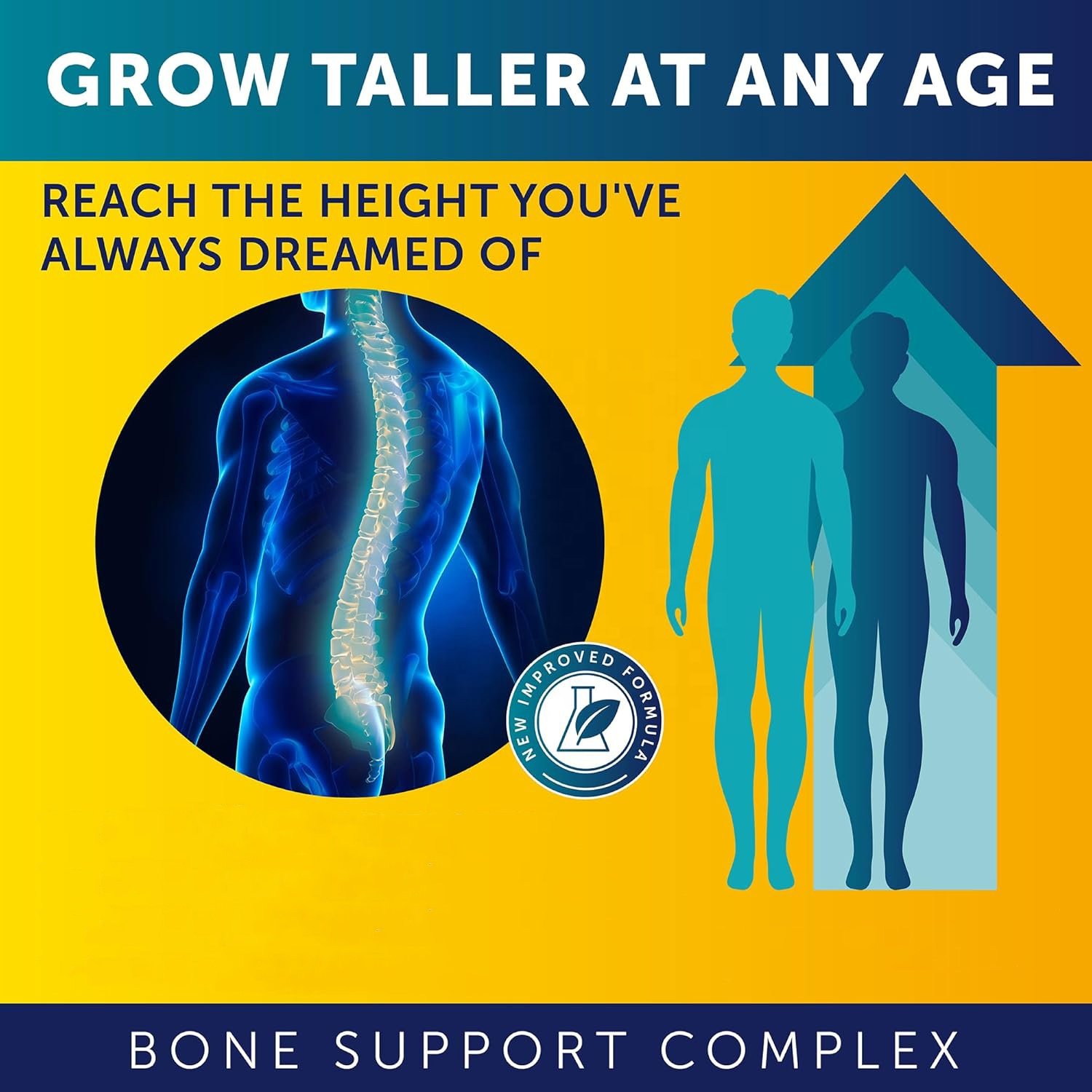 Private Label High Quality Height growth capsule for Body Height Increase Growth and development health food supplement