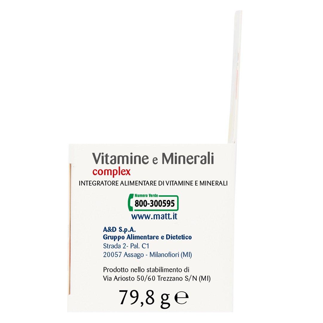 Made In Italy Matt Reduce Fatigue Healthcare Supplements Complete Vitamins And Minerals Supplementation