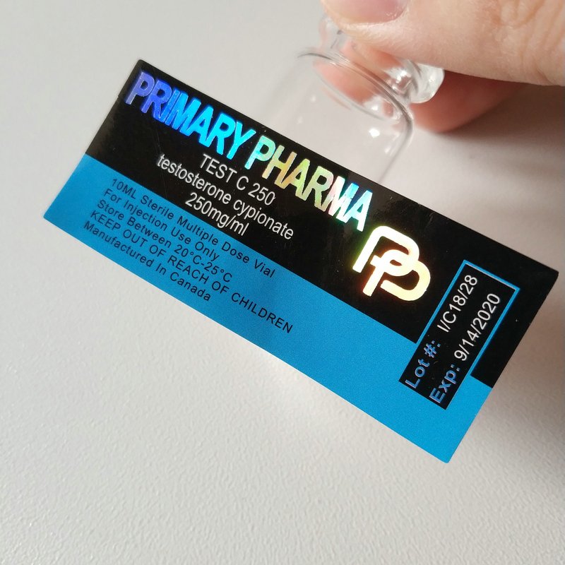10 Vials 3ml 2ml Small Medicine Packaging Steroid Sets Hologram Pharma Label Stickers For Healthcare Supplement