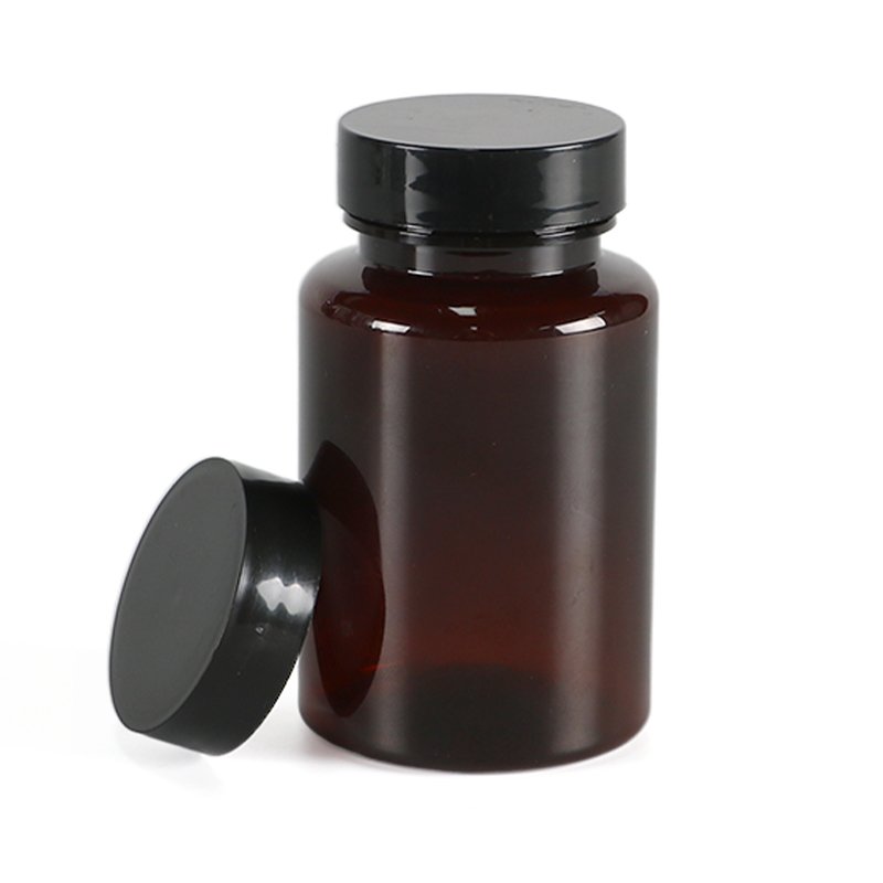 Custom Biodegradable packaging PET Plastic Bottle for pill bottle gummy vitamins Healthcare Supplement container