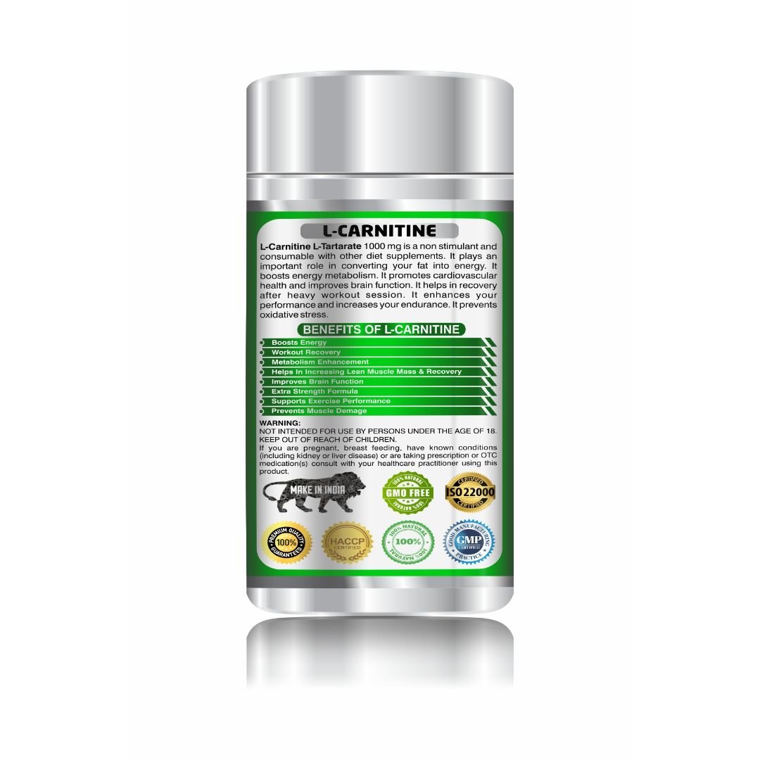 Healthcare Supplement Best Selling L-Carnitine Capsules Dietary Supplement for Enhance Performance Available at Bulk Price