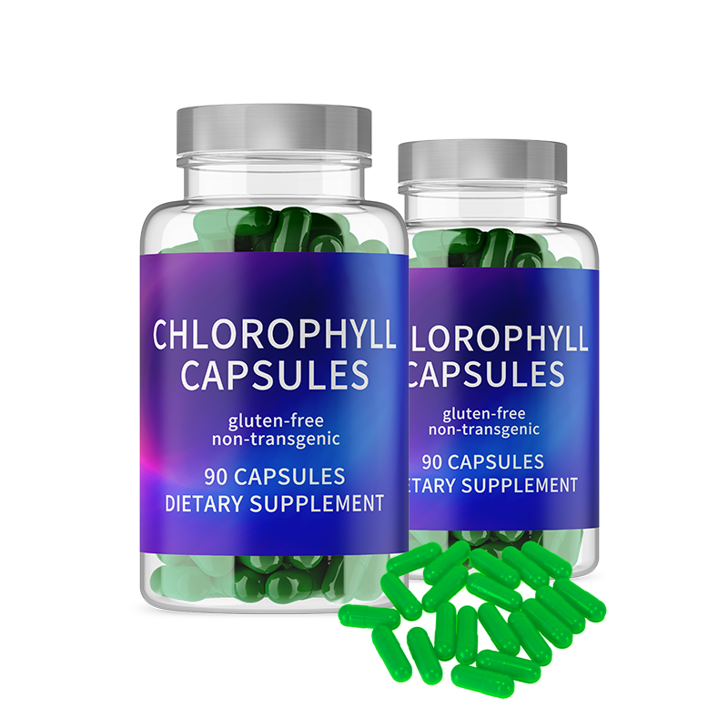 Healthcare Supplement Private Label Sodium Copper Chlorophyllin Organic Chlorophyll Capsules