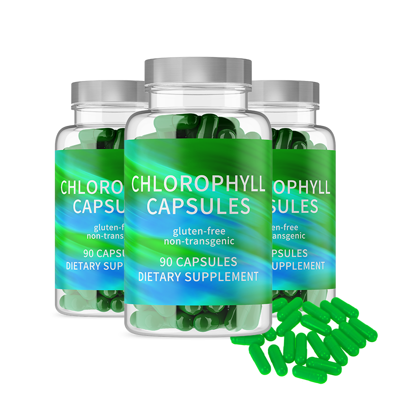 Healthcare Supplement Private Label Sodium Copper Chlorophyllin Organic Chlorophyll Capsules