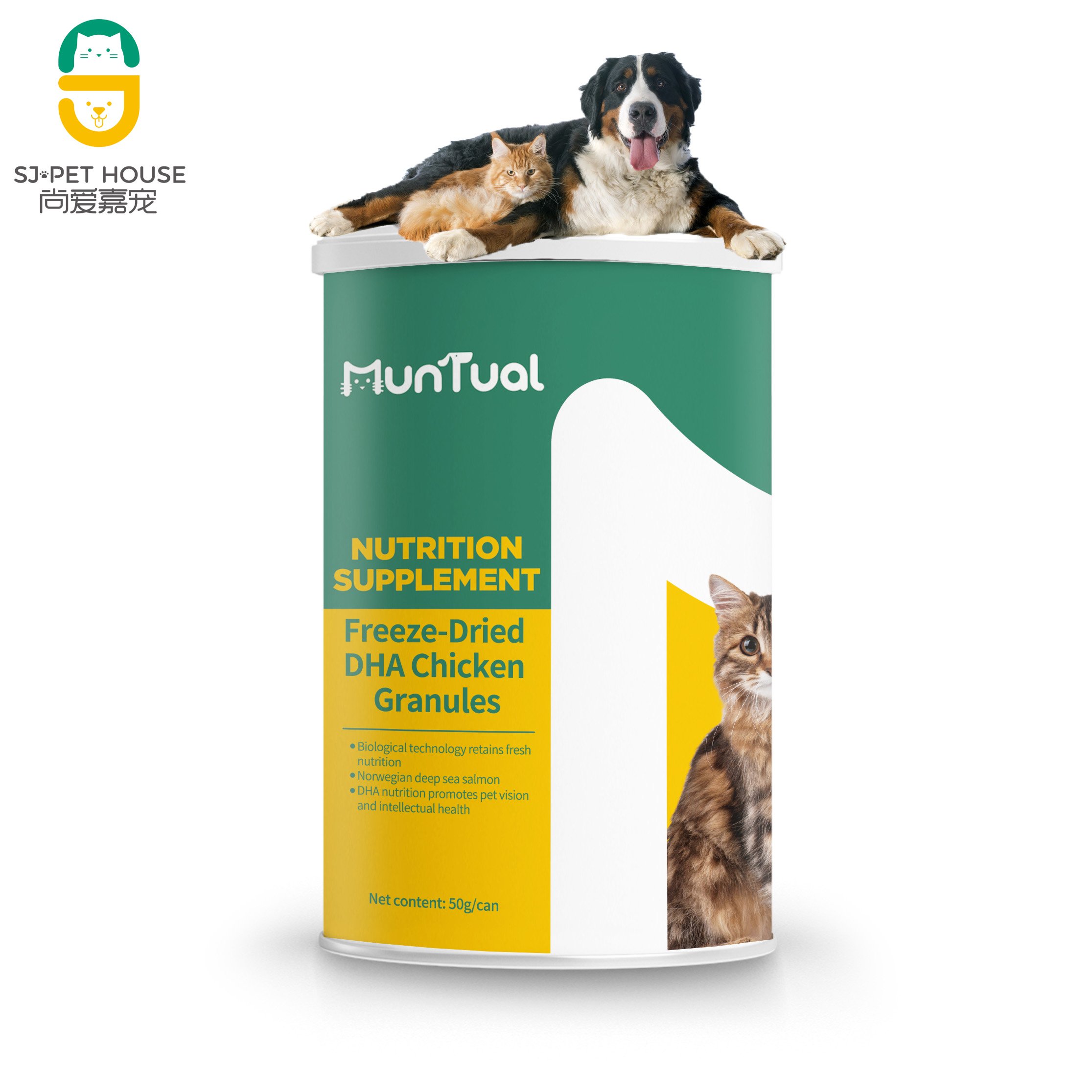 Eco friendly cat dog pet milk hair probiotics health care nutrition supplement multi vitamin Snacks Pet joint for Pet food