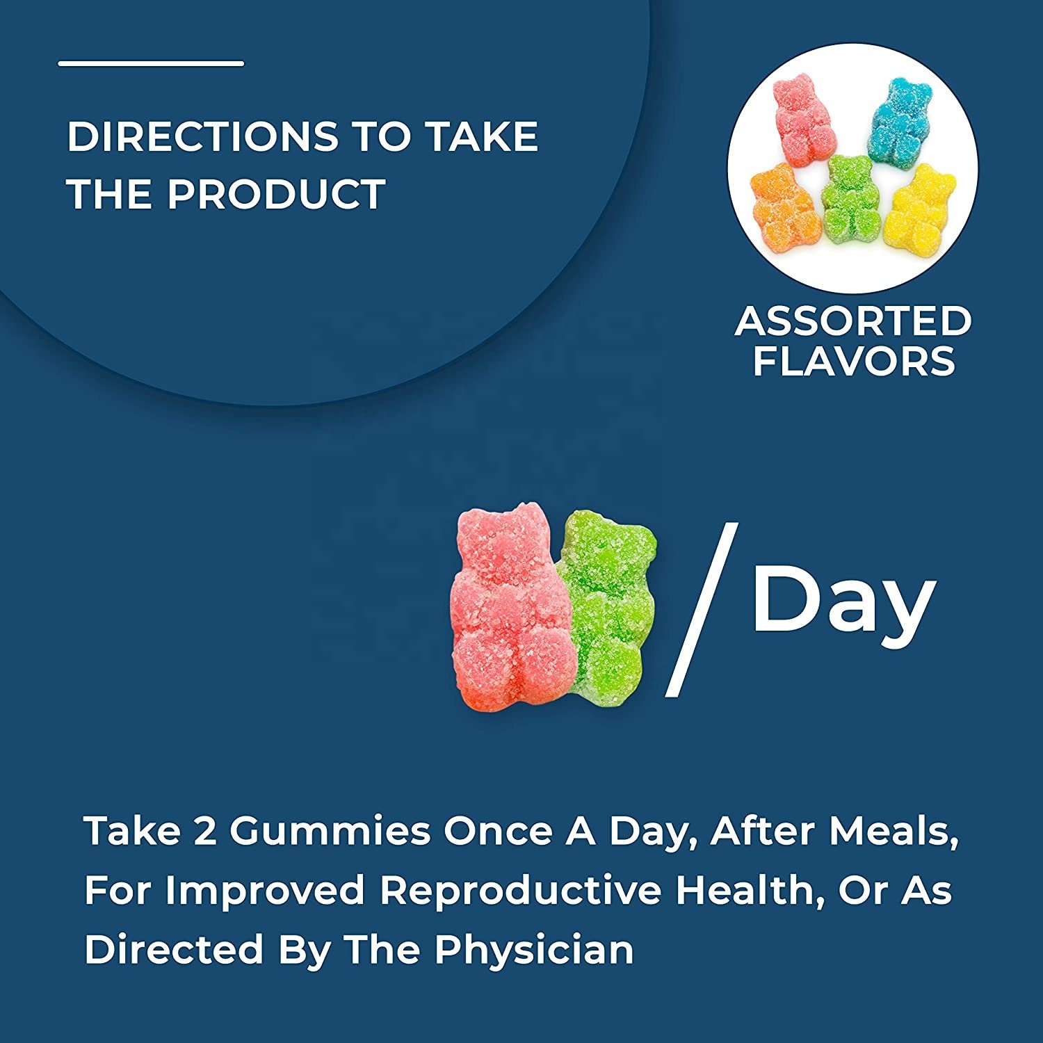 Men's Prenatal Fertility Gummies Ashwagandha + Folate Multivitamin Fertility Supplements