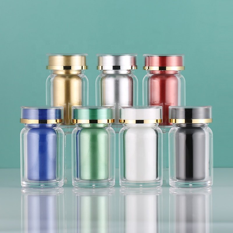 CUSTOM DESIGN Plastic Bottle for Supplement Bottle Pill Gummy Vitamins Healthcare Supplement Container Biodegradable Packaging