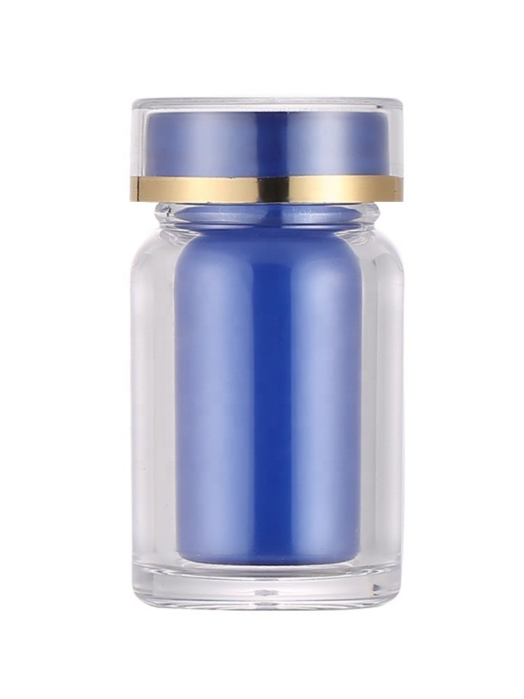 CUSTOM DESIGN Plastic Bottle for Supplement Bottle Pill Gummy Vitamins Healthcare Supplement Container Biodegradable Packaging