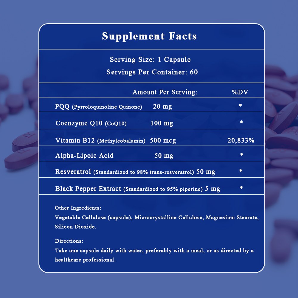 OEM Food Supplements pqq Pyrroloquinoline Quinone pqq capsules