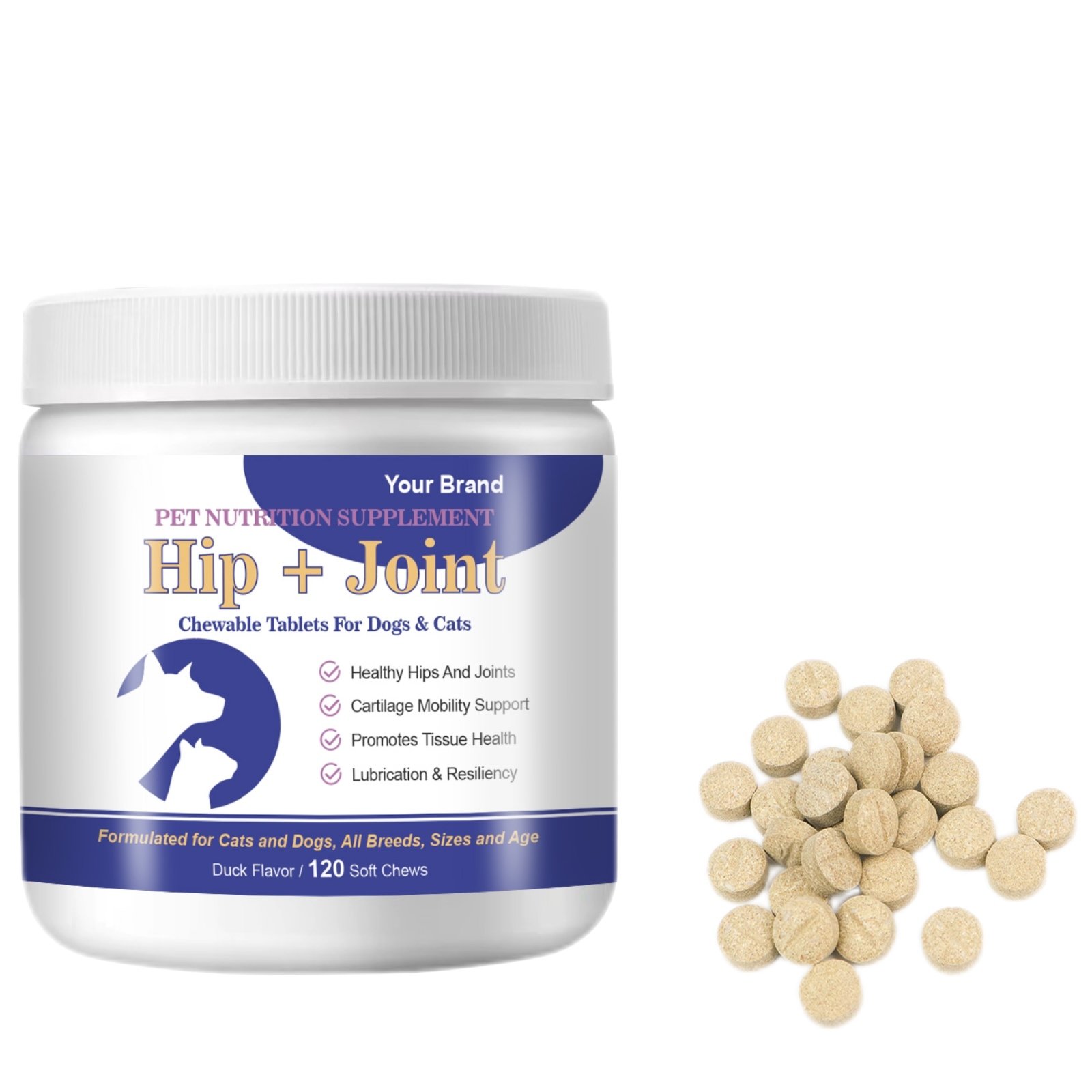 Best Dog Hip & Joint Care Supplement Plus MSM With Glucosamine and Chondroitin for Dogs of All Sizes