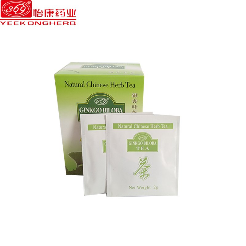 Chinese herb products Ginkgo Biloba Tea bags healthcare supplements hypertensive