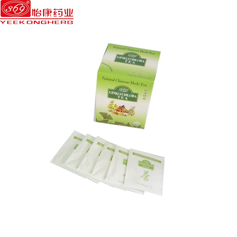 Chinese herb products Ginkgo Biloba Tea bags healthcare supplements hypertensive