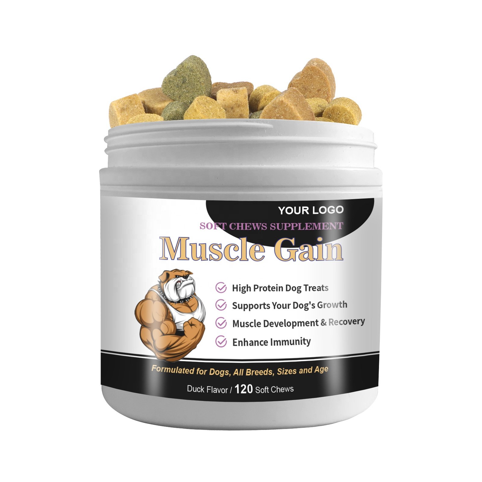 High Protein Pet Supplement Muscle Gain Dog Muscles Builder Supplement Support Muscle Development