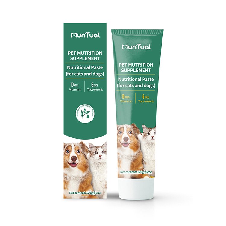 Organic cat dog pet milk hair probiotics joint health care nutrition supplement multi vitamin Paste for Royal Canin