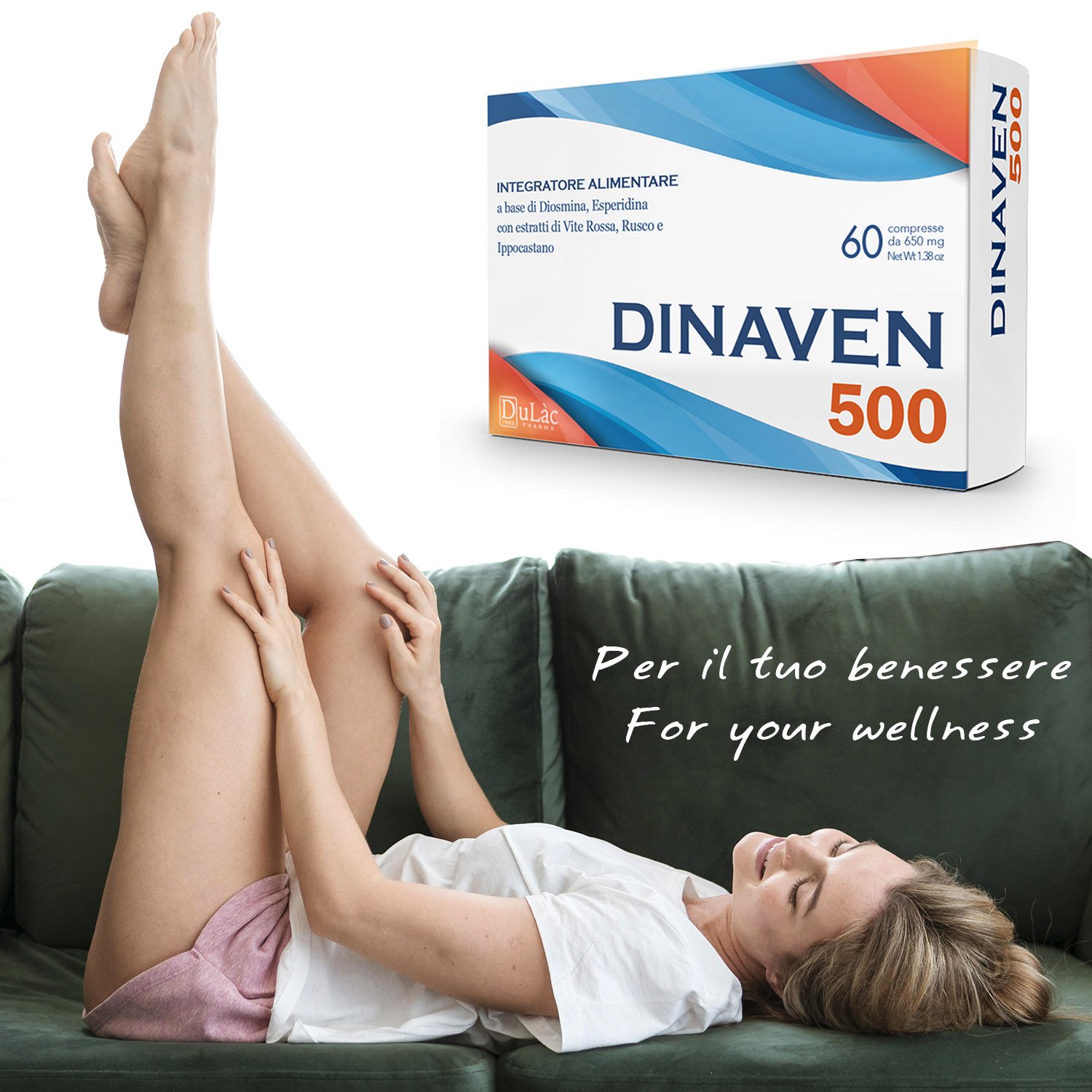 Dulac Farmaceutici Diosmin And Hesperidin Supplement For Hemorrhoids Treatment Leg Circulation Blood Circulation