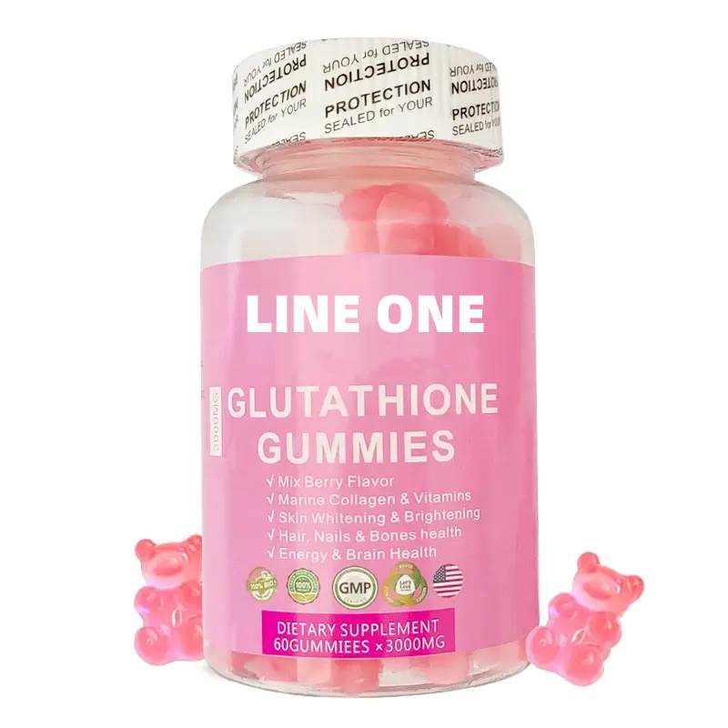 OEM healthcare supplement GSH Skin Whitening Gummies L-GSH Gummies
