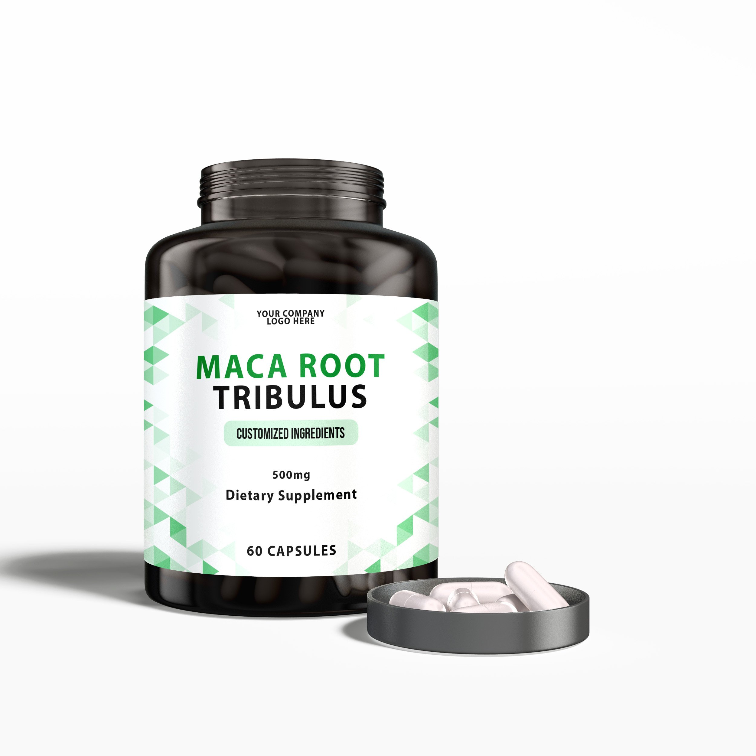 100% pure organic Tribulus Terrestris with Maca Capsules Ideal for bulk buyers seeking premium plant extract herbal supplements
