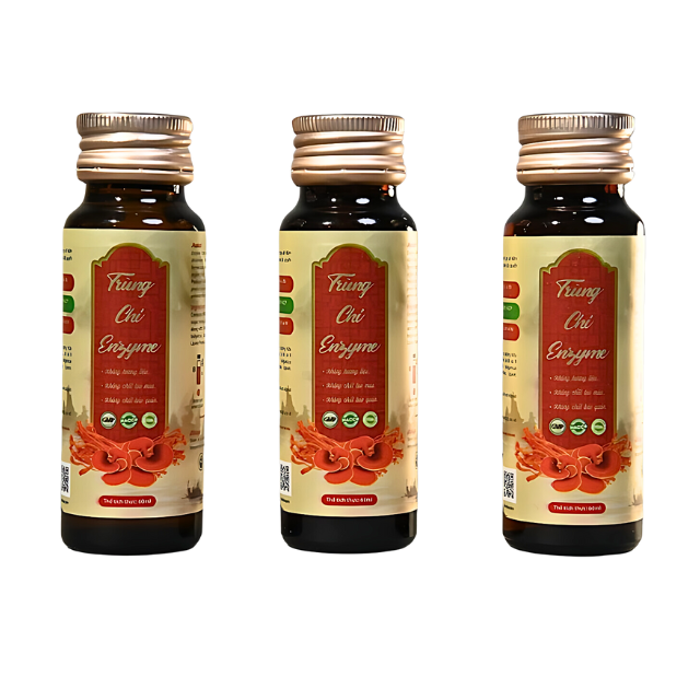 Trung Chi Enzyme Cordyceps And Ganoderma Mushrooms Enzyme Drink Good For Health Rich Minerals High Quality Best Price