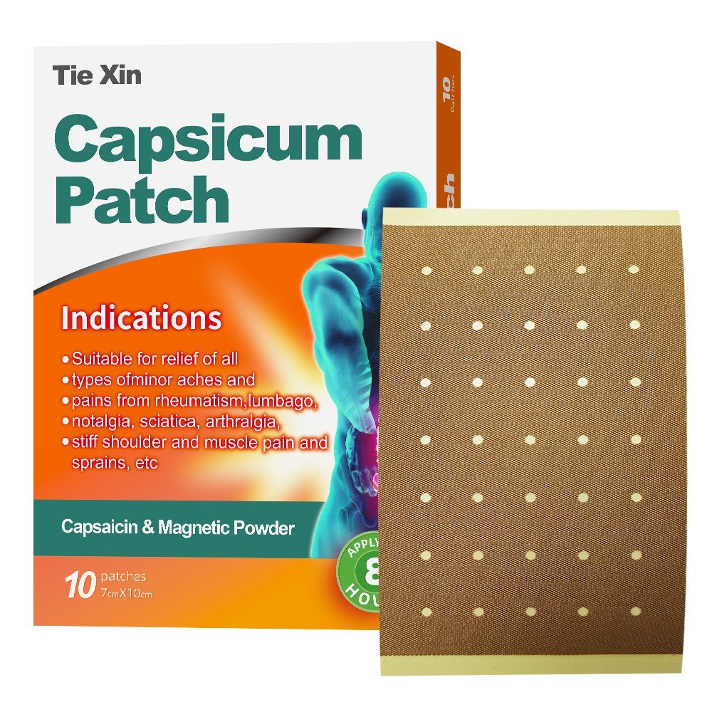 2023 Best Seller Wholesale Capsicum Chili Plaster Pain Relief Cervical Lumbar Back Knee Leg Shoulder Pain Patch Supplement