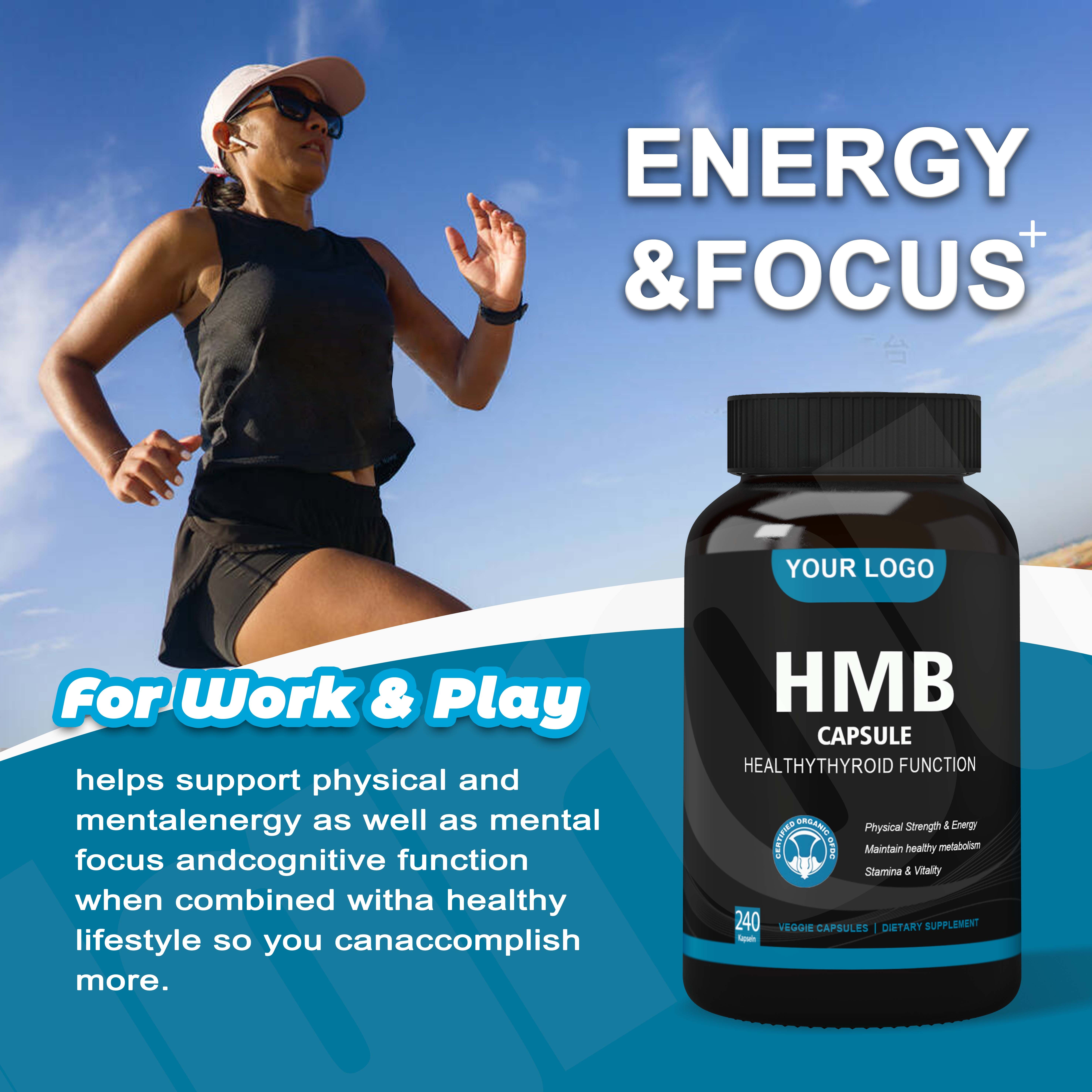 Sports Muscle Supplements Beta-Hydroxy Beta-Methylbutyrate Ca Tablets Calcium HMB Capsules