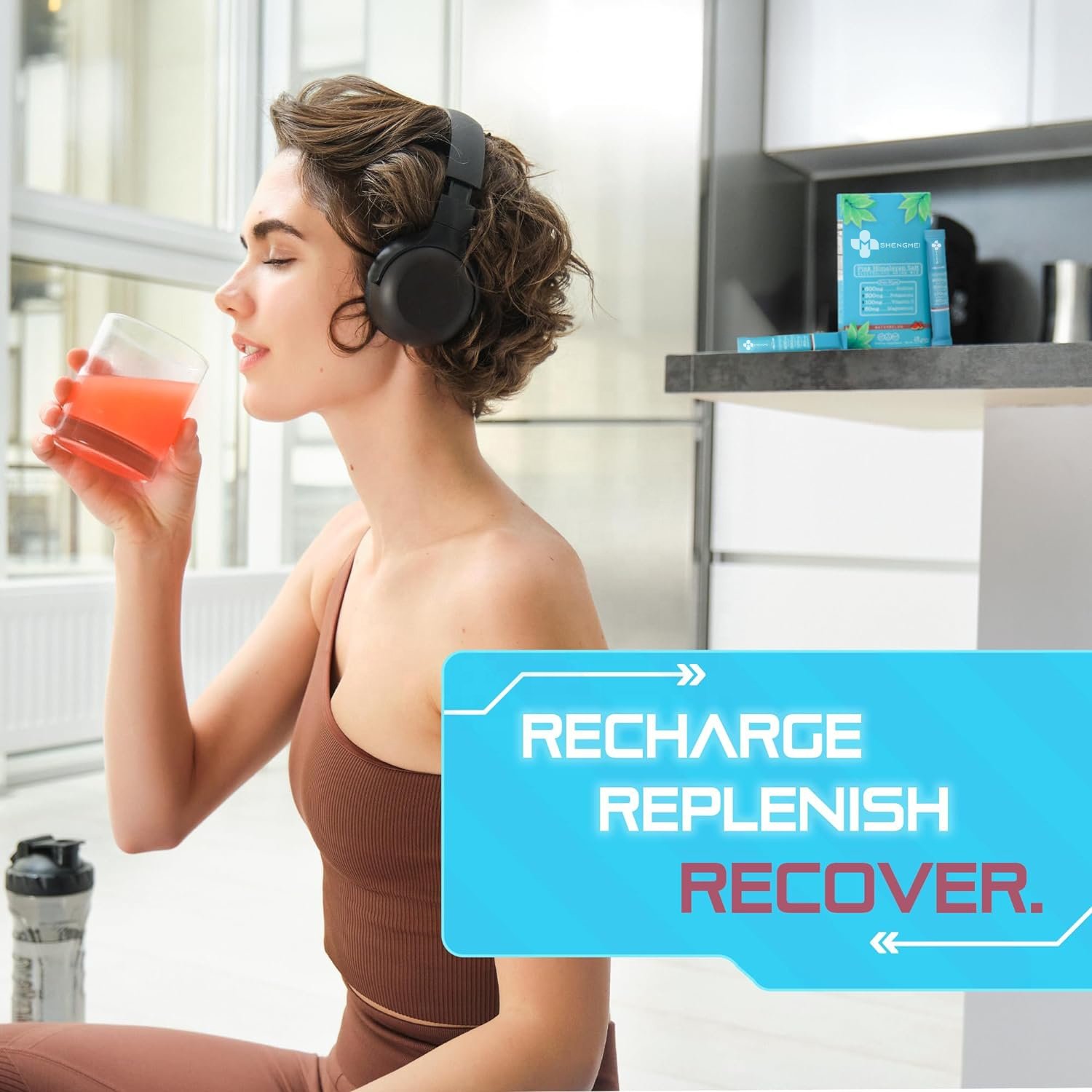OEM healthcare supplement himalayan pink salt electrolyte powder supports muscle recovery and nerve function electrolyte drinks