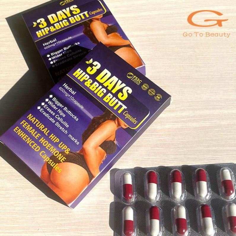 Gotobeauty OEM explosion Big butt capsules Wins town enhance Buttock Firming Abundant Healthcare supplements herbal butt pills