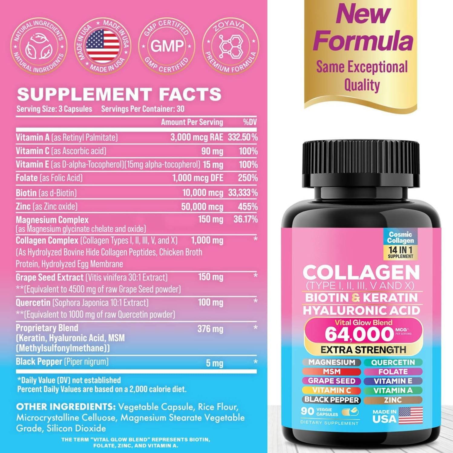 Private label collagen capsule Beauty Hair Skin collagen gummies pills Collagen supplement for skin care Whitening Capsules
