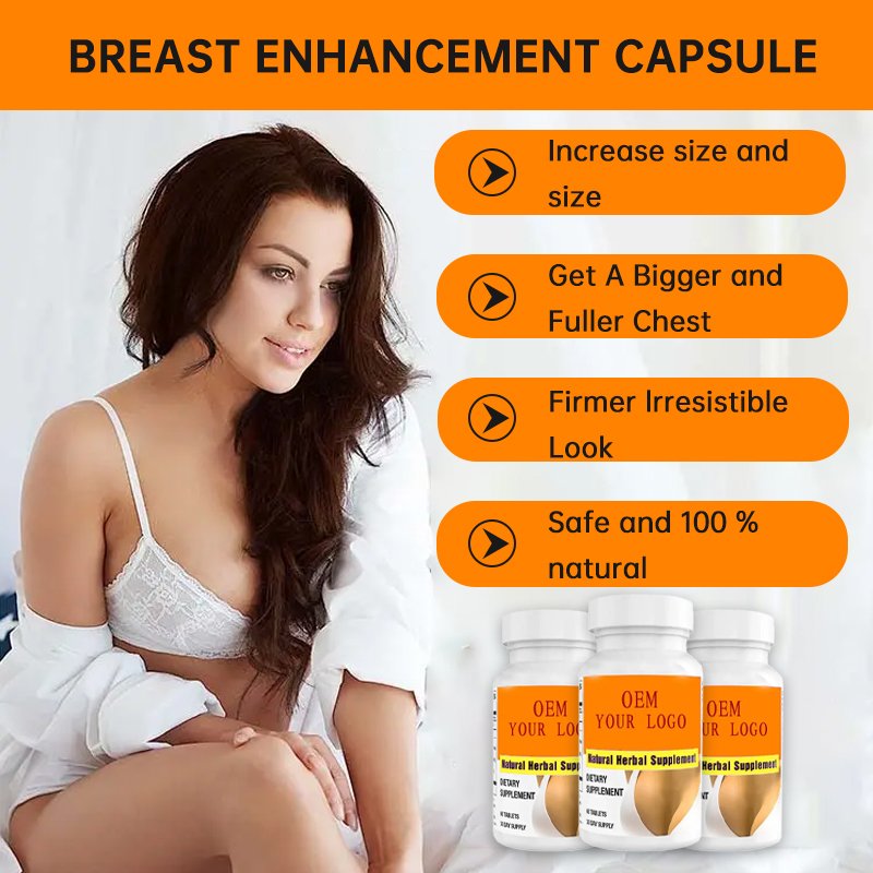 OEM/ODM Factory Healthcare Supplement Breast Enlargement Gummies and Capsules Natural Breast Boosting Pills
