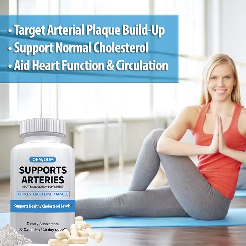 Biocaro Best Selling Cholesterol Supplement Support For Heart Circulation Cholesterol Flush Capsule