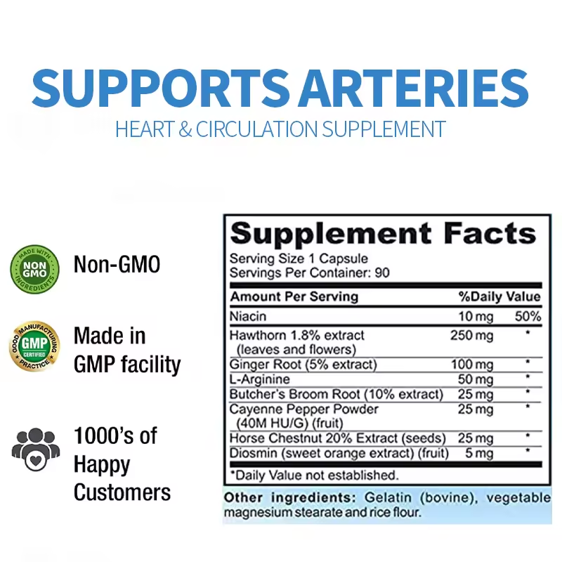 Biocaro Best Selling Cholesterol Supplement Support For Heart Circulation Cholesterol Flush Capsule